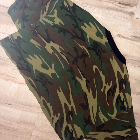 Vintage Cropped It's All Good Army Tee 2XL - Picture 3 of 5